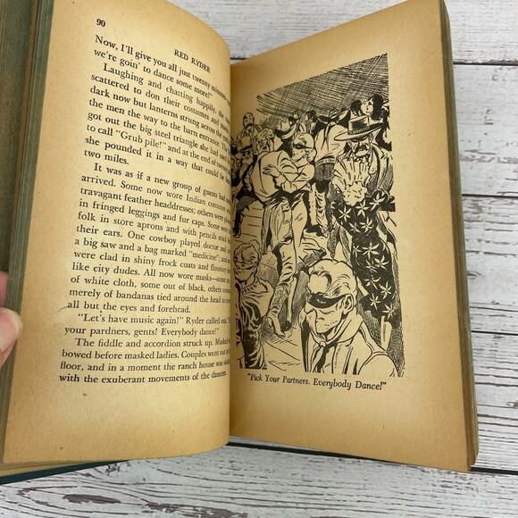 Vtg Red Ryder and the Adventure at Chimney Rock by Fred Harman, Copyright 1946 - Picture 11 of 14